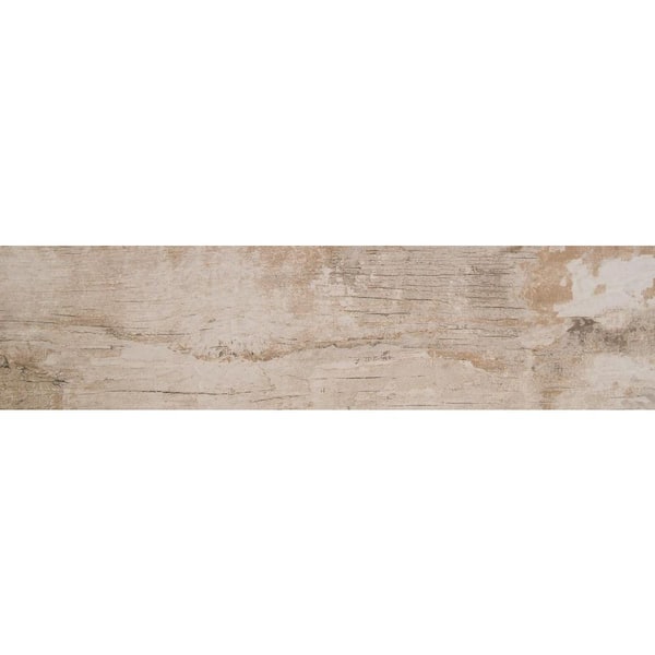 MSI Arte Blanco 6 in. x 36 in. Matte Porcelain Wood Look Floor and Wall Tile (1.5 sq. ft./Each)