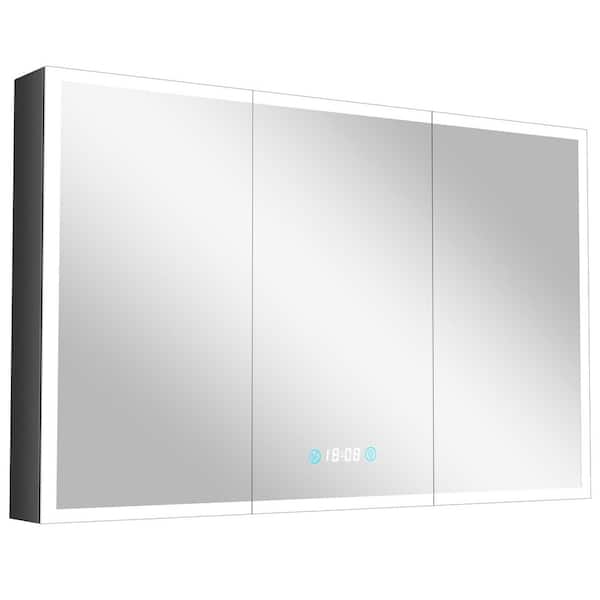Ziyudura 60 in. W x 36 in. H Rectangular Aluminum Flowing LED
