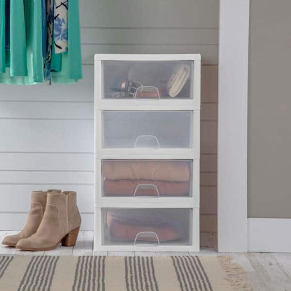 Stackable Closet Bin with Pull-Out Drawer 12 x 16 x 6 in 2023