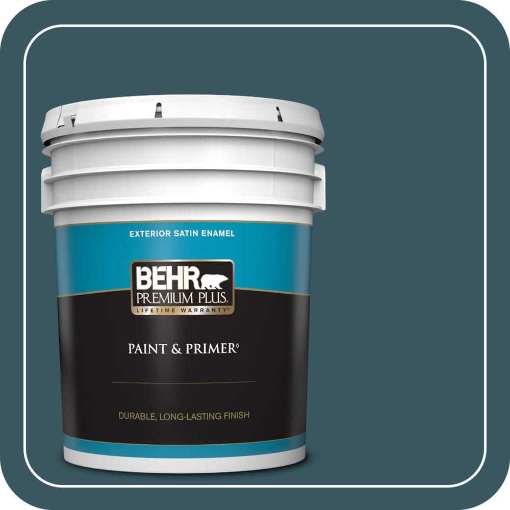5 gal. #520F-7 Kingfisher Satin Enamel Exterior Paint & Primer price history on PriceWatchPro