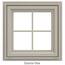 JELD-WEN 23.5 in. x 23.5 in. V-4500 Series Desert Sand Vinyl Awning ...