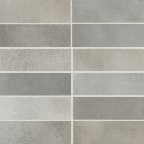 Celine 2 in. x 6 in. Matte Greige Porcelain Subway Floor and Wall Tile (5.33 sq. ft. /Case)