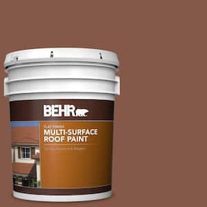 5 gal. #MS-05 Madera Flat Multi-Surface Exterior Roof Paint