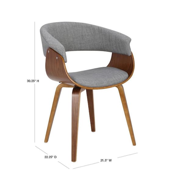 Lumisource Vintage Mod Walnut And Light, Porthos Home Jaid Dining Chairs Review