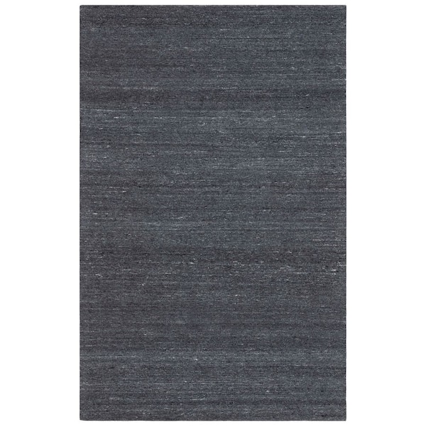 Outdoor Micro-Loop Dark Gray 4 ft. x 6 ft. Solid Area Rug