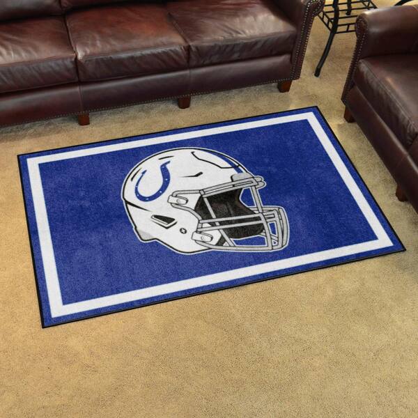 Officially Licensed NFL Indianapolis Colts Vintage Logo Football Rug