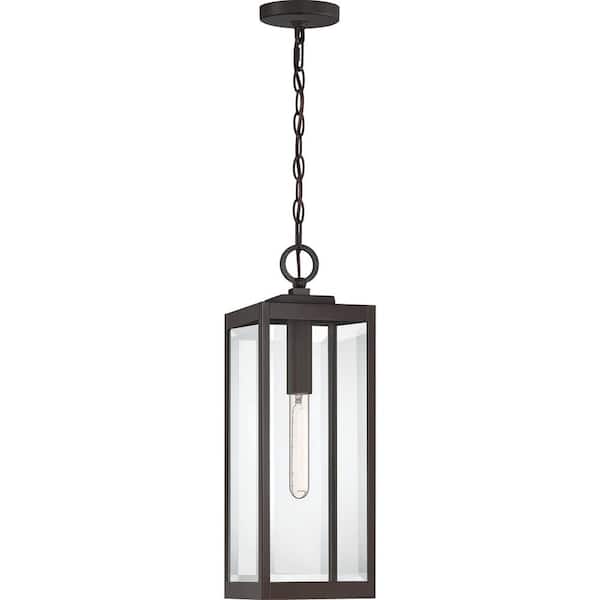 Quoizel Westover 1-Light Bronze Outdoor Pendant Light