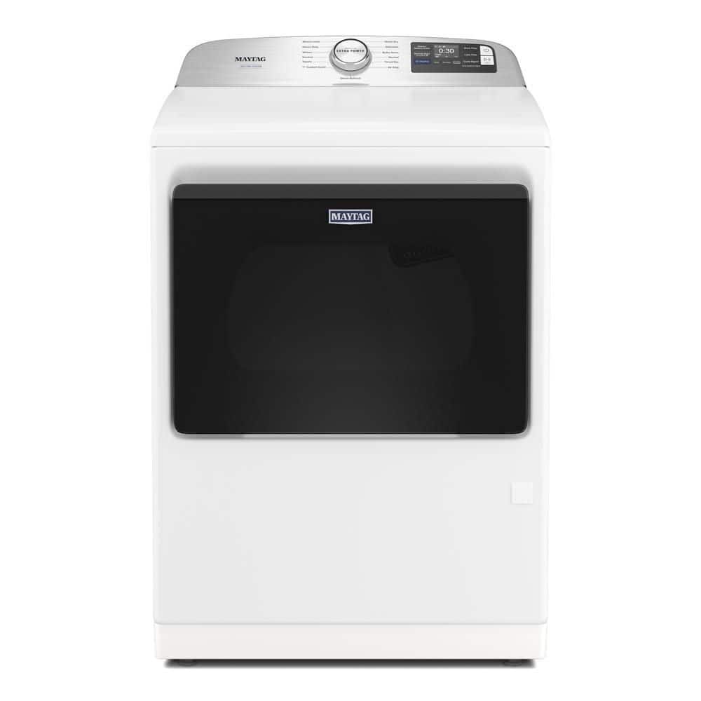 Maytag 7.4 cu. ft. vented Top Load Gas Dryer in White with Pet Pro ...