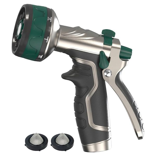 Cordless High Pressure Adjustable Garden Hose Nozzle Sprayer with Flow  Control Valve and Brass Quick Connector OF162PH033 - The Home Depot