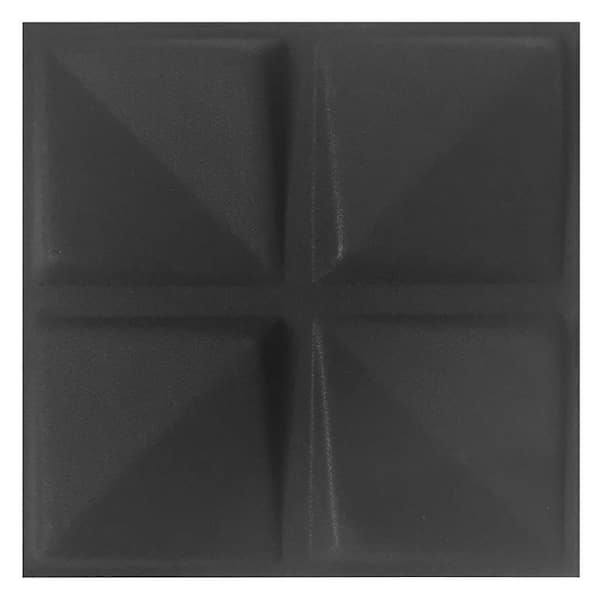 MIO FeltForms 24 in. W x 24 in. L x 2 in. H Black Acoustic Insulation Quad Panels (4-Pack)