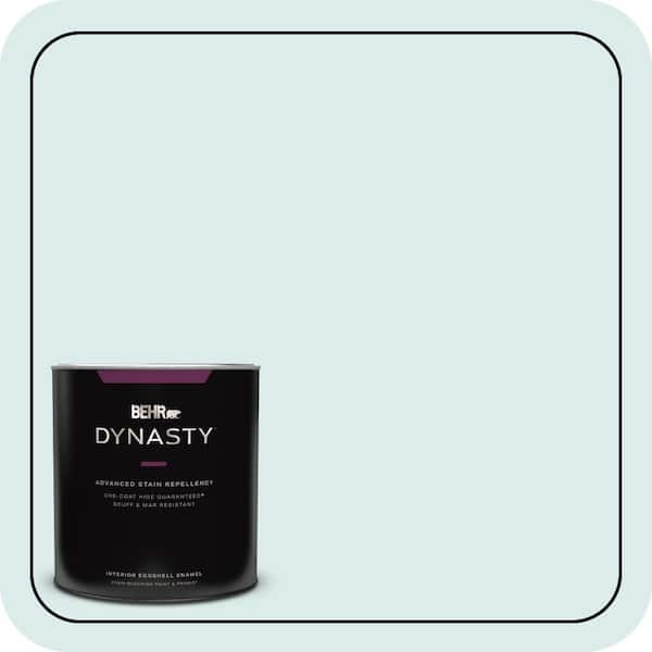 BEHR DYNASTY 1 qt. #510E-1 Ice Folly Eggshell Enamel Interior Stain-Blocking Paint & Primer