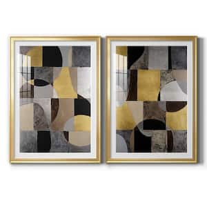 Neutral Framework I By Wexford Homes 2 Pieces Framed Abstract Paper Art Print 30.5 in. x 42.5 in. .