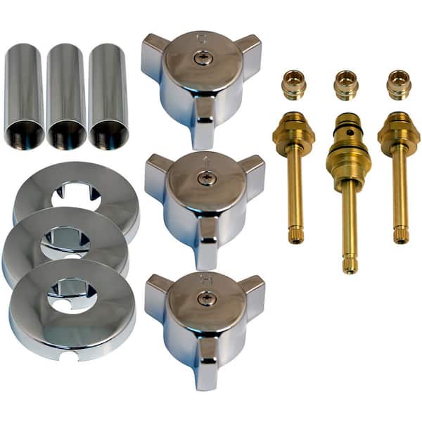 Lincoln Products Tub and Shower Rebuild Kit for Indiana Brass 3-Handle Faucets