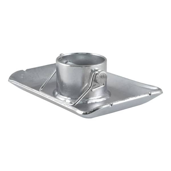 CURT Pin-On Jack Foot (Fits 2" Tube, 2,000 lbs., 1-11/16" Height, Packaged)
