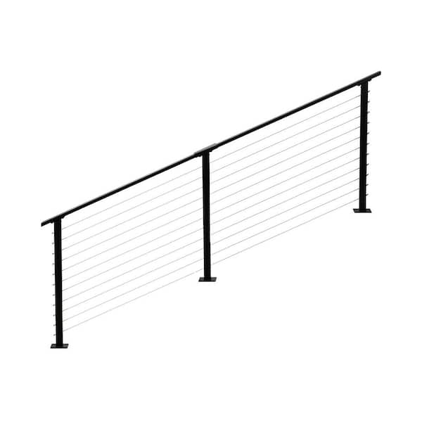 CityPost 12 ft. Stair Cable Railing, Bronze