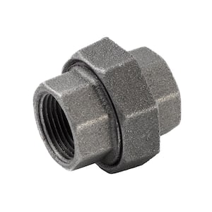 1 in. Black Malleable Iron FPT x FPT Union Fitting