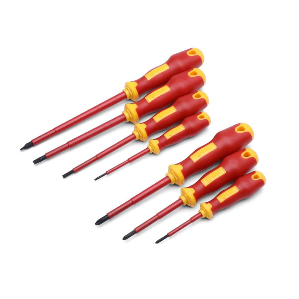 SATA T-Series VDE Insulated Screwdriver Set (7-Piece)