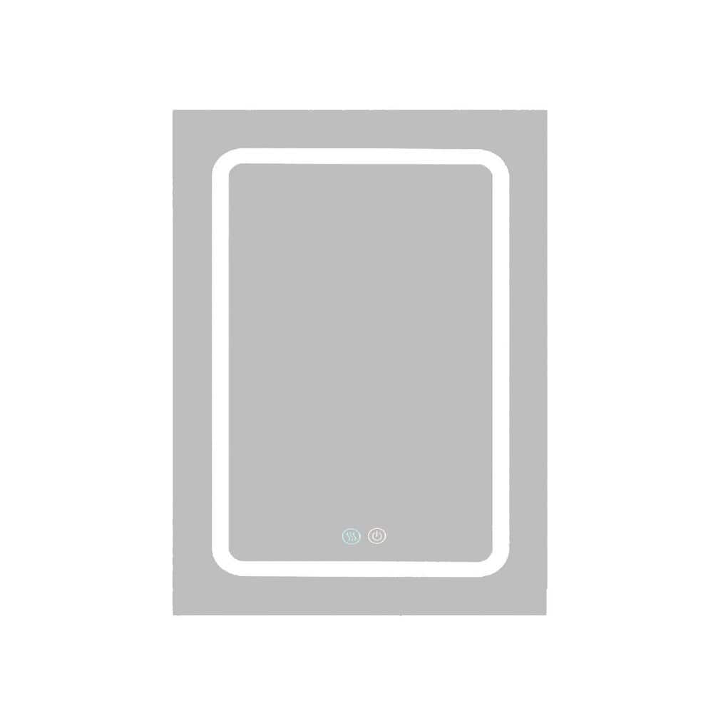 20 in. W x 30 in. H Rectangular Aluminum Medicine Cabinet with Mirror