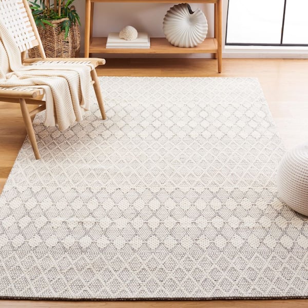 Marbella Rust Oranges Doormat 3 ft. x 4 ft. Trellis Solid Color Runner Rug