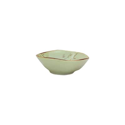 RYO 20.29 oz. Green Porcelain Soup Bowls (Set of 6)