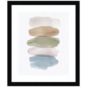 "Natural Swatches" by Wild Apple Portfolio 1-Piece Framed Giclee Nature Art Print 17 in. x 15 in.