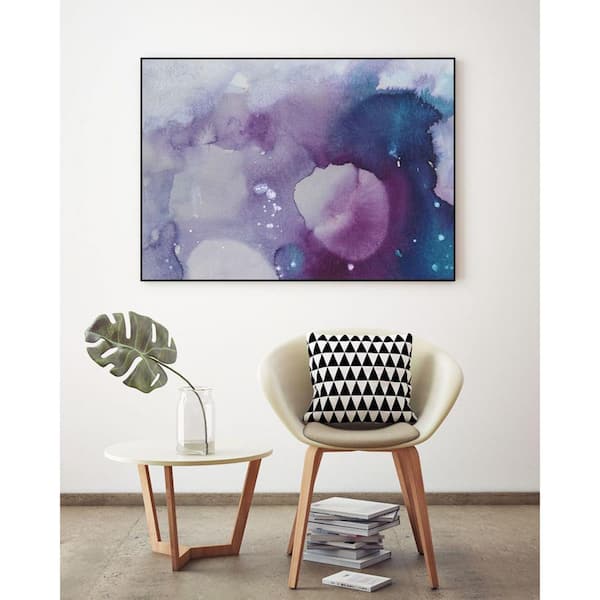 Unbranded 30 in. x 40 in. "Ice Crystals III" by Joyce Combs Framed Wall Art