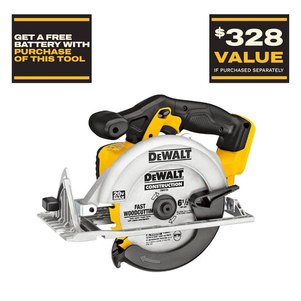 20V MAX Cordless 6.5 in. Sidewinder Style Circular Saw (Tool Only)