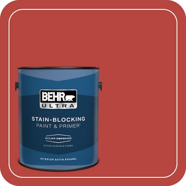 BEHR ULTRA 1 gal. #P160-7 Stiletto Love Extra Durable Satin Enamel Interior Paint & Primer