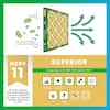 Filterbuy 24x25x4 MERV 8 Dust Defense Air Filter – 4-Pack, Pleated HVAC Replacement (Actual: 23.75 X 24.75 X 3.63 Inches)