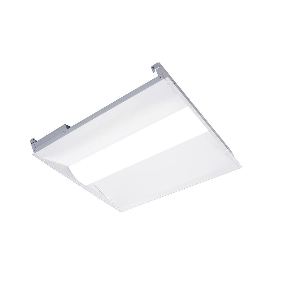 2 ft. x 2 ft. 100W Equivalent White Dimmable 3500K-4000K-5000K Integrated LED Troffer Light Fixture, upto 5000-Lumen,UL price history on PriceWatchPro