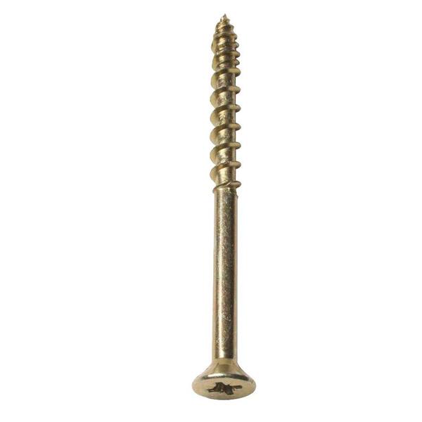Screw-Tite Single and TwinThread MultiPurpose Wood Screw #8 x 2 in. (4mm x 50mm) 200 Pieces/Box-DISCONTINUED