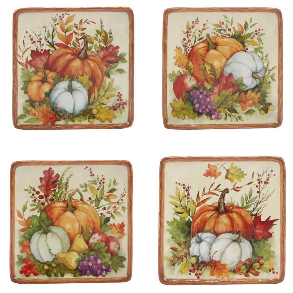 Thanksgiving best sale dessert plates