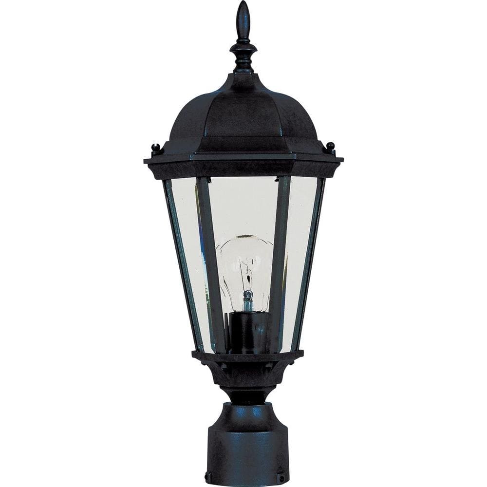 Maxim Lighting Westlake 1-Light Black Outdoor Pole/Post Mount