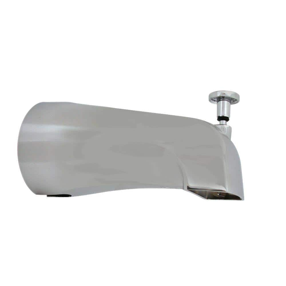 UPC 012611111242 product image for 1/2 in. to 14 in. Threads Diverter Tub Spout in Polished Chrome | upcitemdb.com