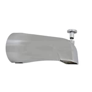 1/2 in. to 14 in. Threads Diverter Tub Spout in Polished Chrome
