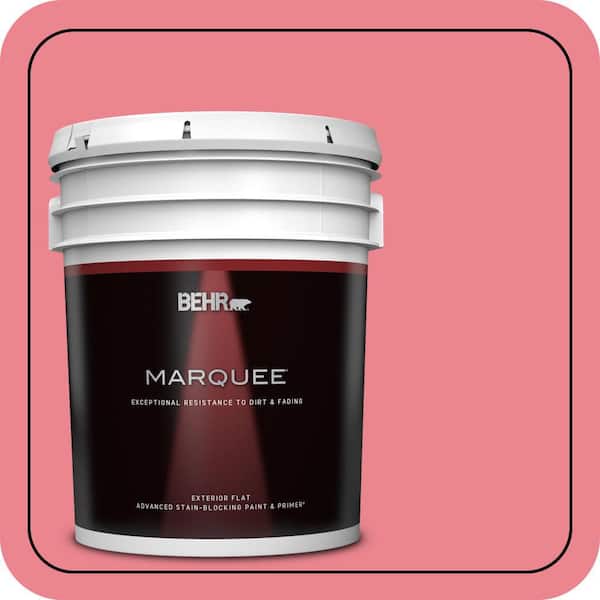 BEHR MARQUEE 5 gal. #130B-5 Bridesmaid Flat Exterior Paint & Primer