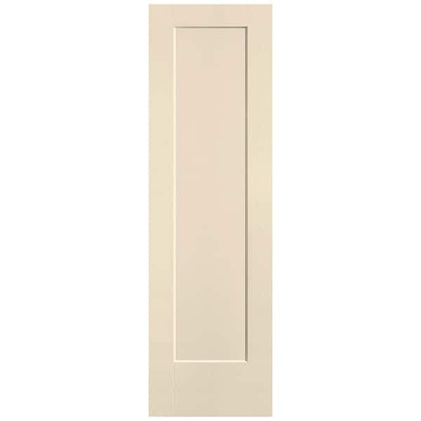 Masonite 24 in. x 80 in. 1-Panel Lincoln Park Single Bore Solid Core Golden Haystack Molded Composite Interior Door Slab