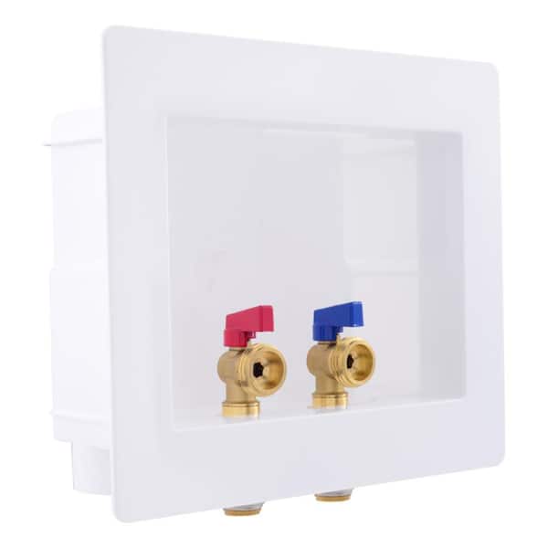 1/2 in. Push-to-Connect x 3/4 in. MHT Brass Washing Machine Outlet Box