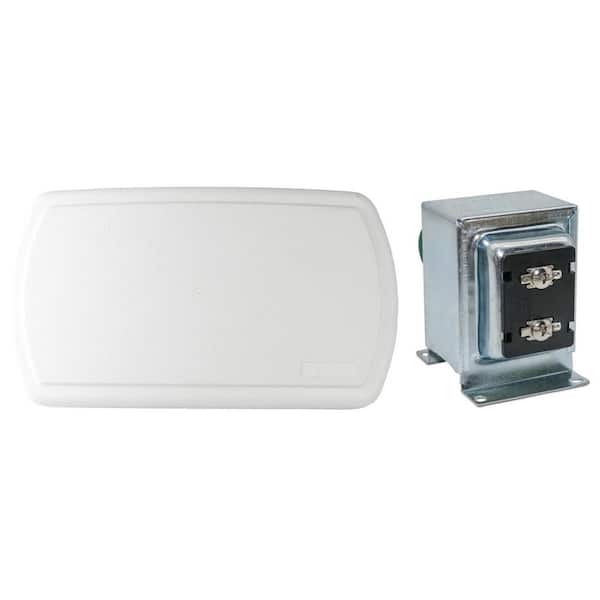Hardwired Doorbell Chime Kit with 24-Volt 40VA Transformer, White