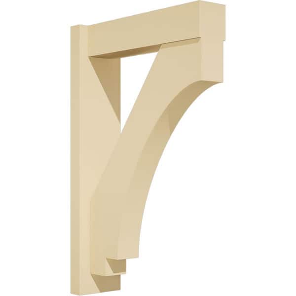 Ekena Millwork Imperial 5 in. W x 26 in. H x 20 in. D Signature Urethane Polyurethane Outlooker with Traditional Ends