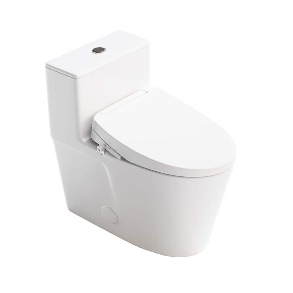 Casta Diva Elongated Electric Bidet Toilet Combo Dual Flush 1.0/1.6 GPF ...