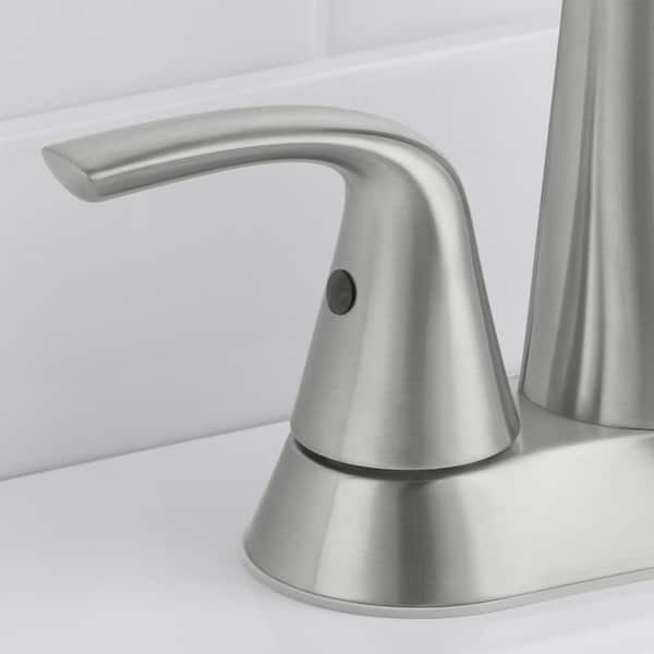Glacier Bay Irena 4 in. Centerset 2-Handle Bathroom Faucet in  