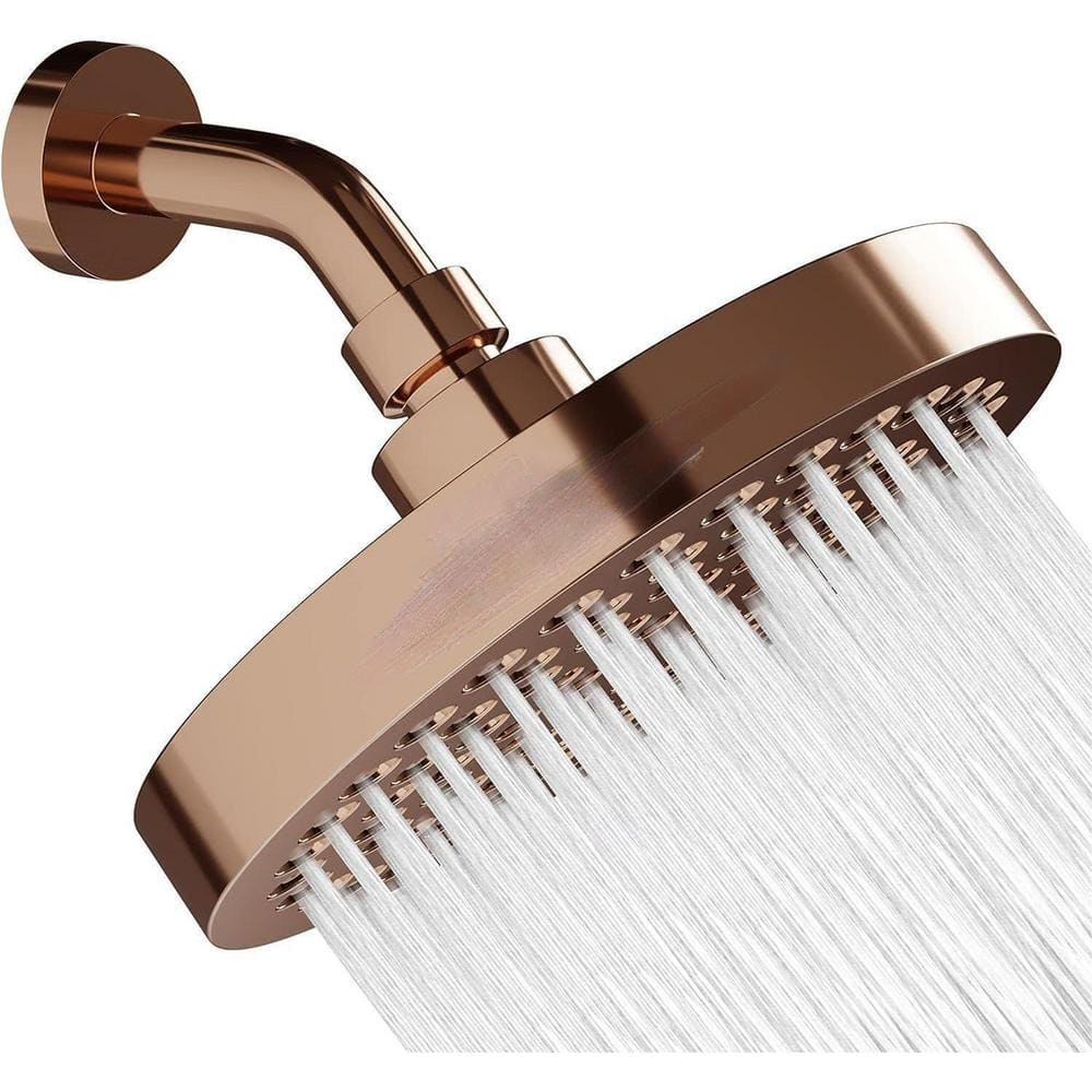 Large Rose Gold Ceiling Mounted Rain Jet Shower Head