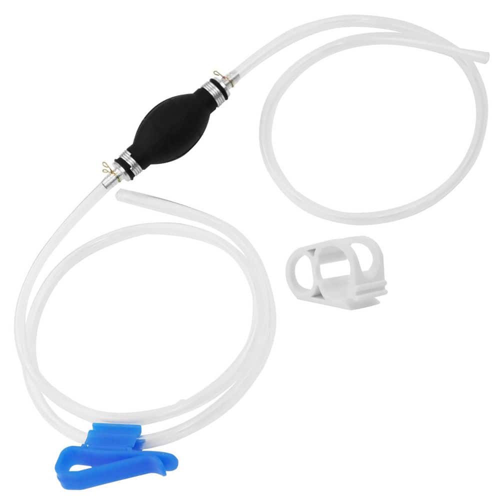 Manual PVC Rubber Siphon Pump Kit for Gasoline Water Oil Transfer with Flexible Hose Leak Prevention Clips price history on PriceWatchPro