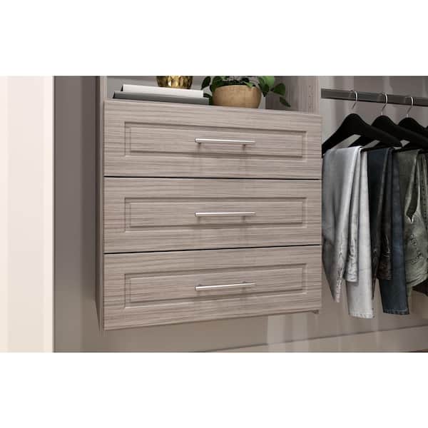 Rubbermaid FastTrack 22.9-in x 13.7-in x 11.1-in Grey Wood Drawer