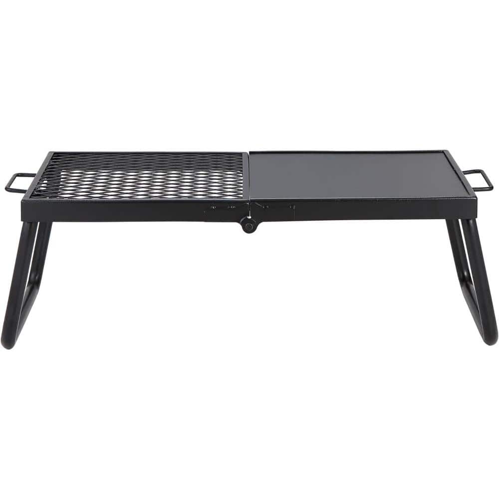 22.4 in. Folding Campfire Grill, Heavy-Duty Steel Mesh Grate, Portable and Foldable with Legs Carrying Bag price history on PriceWatchPro