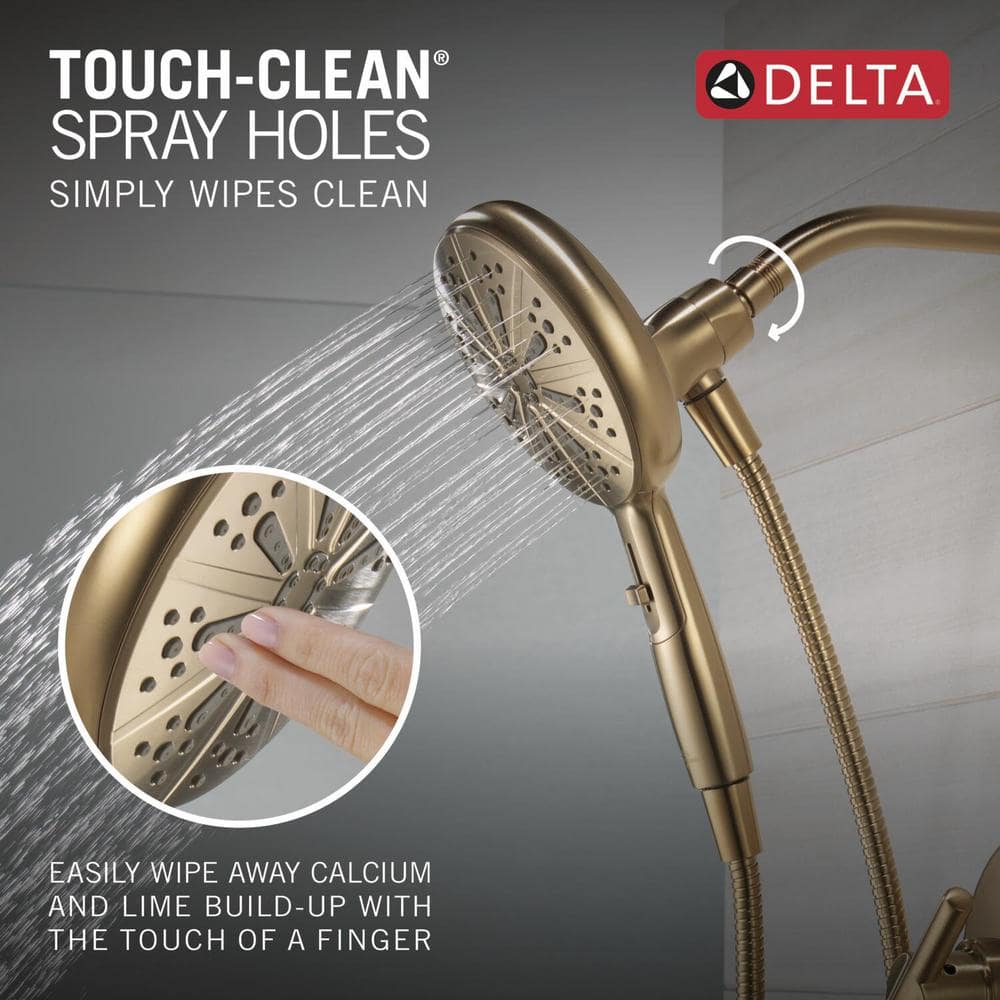 Champagne Bronze Multi-Head Wall Mounted Handheld Shower