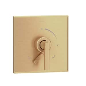 Duro 1-Handle Shower Valve Trim in Brushed Bronze (Valve Not Included)