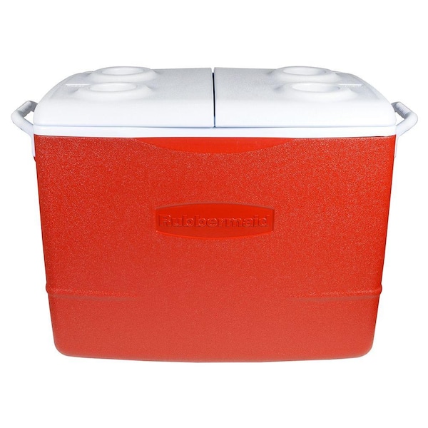 Rubbermaid Victory 2 Gal. Red Cooler FG153004MODRD - The Home Depot