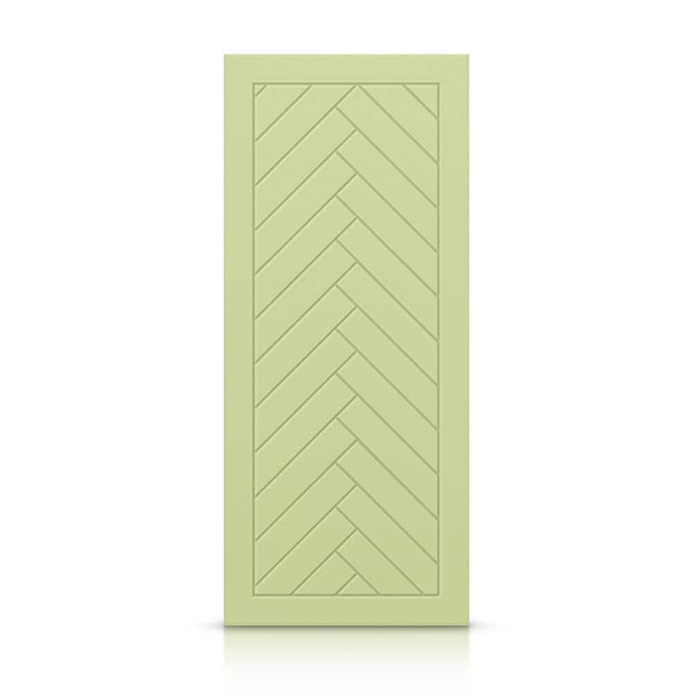 36 in. x 80 in. Hollow Core Sage Green Painted Composite MDF Interior Door Slab price history on PriceWatchPro